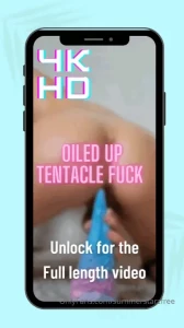 Oiled up - wearing heels i sensually oil up my body letting my big