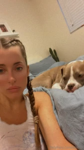 Just a girl and her sleepy pup ps vips check your dm s for some free