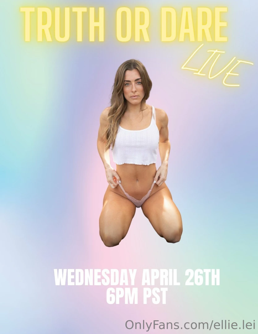 Going live this wednesday at 6pm to play naughty truth or dare making 