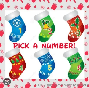 Holiday game tip 5 to pick a stocking and reveal a prize the prizes