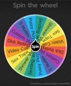 Want to play a game 1 spin- 7 2 spins- 12 3 spins- 15