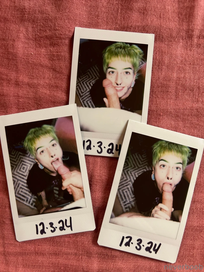 I love taking polaroids with cock in my mouth thefleshmechanic 