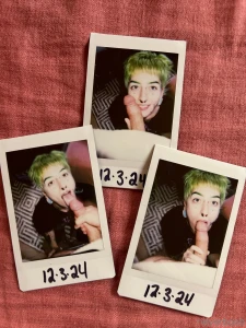 I love taking polaroids with cock in my mouth thefleshmechanic