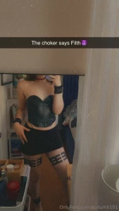 I went to a haunted maze last night dressed like this and gave part 1