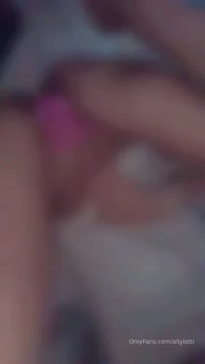 Making my pussy cream laying on my back with my ass high up in the air 