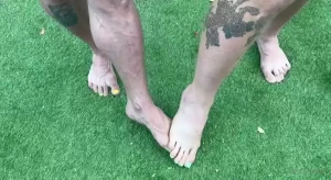 Touching toes with jakeswitch