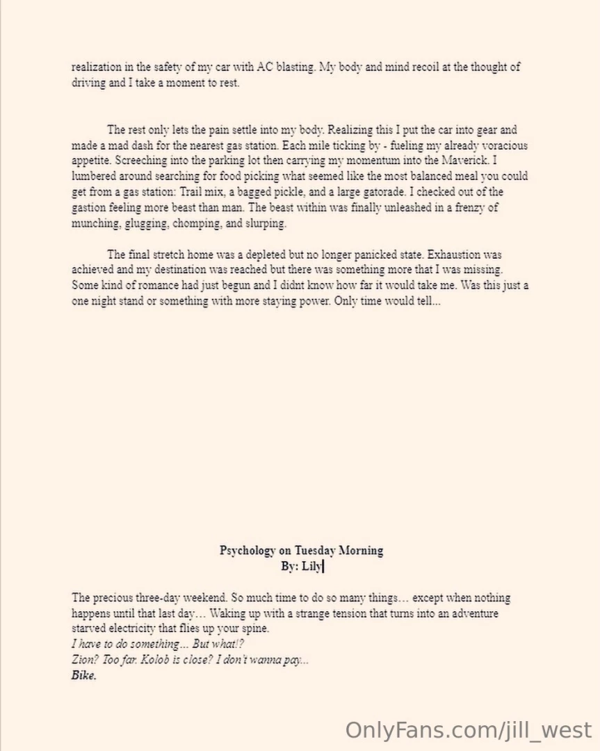 Lily and mill s writing about what was happening before the broadcast part 6 