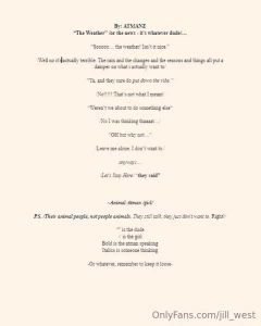 Lily and mill s writing about what was happening before the broadcast part 11