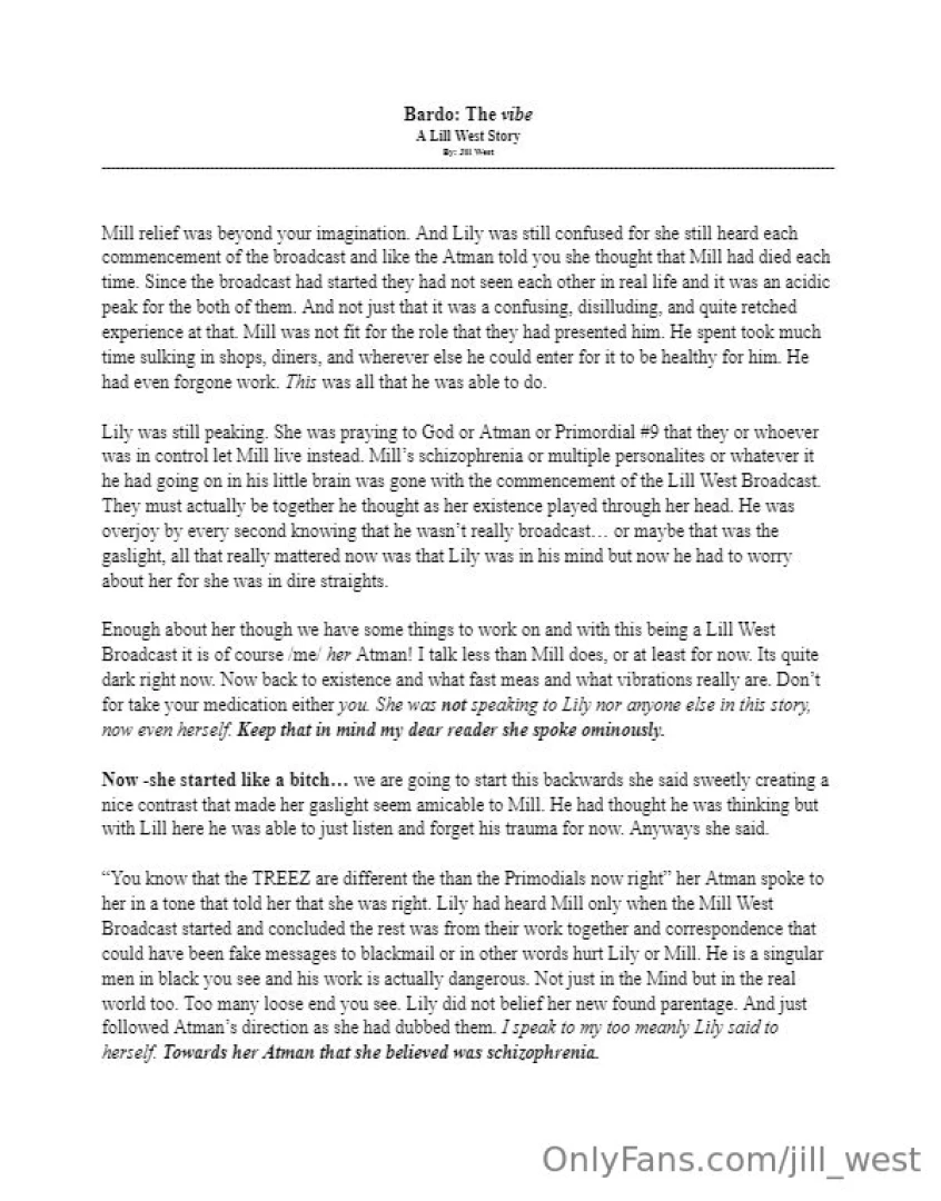 Mill the broadcast actually ends this time lill mwahahaha jill west part 3 