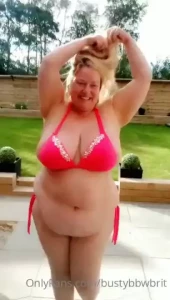 New pink bikini i love the crystals what do you think part 1