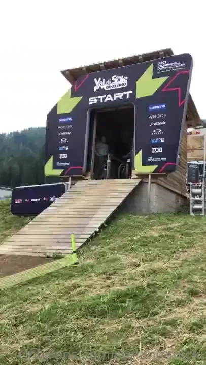 The start of my qualifying run in italy unfortunately crashed but had 