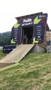 The start of my qualifying run in italy unfortunately crashed but had