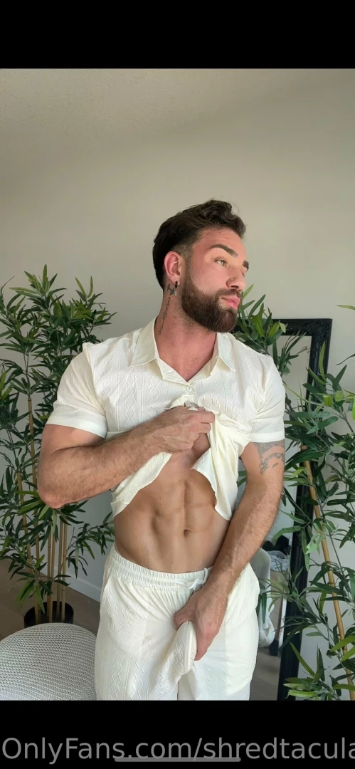 shredtaculartease1 - Naughty shredded cum scene watch my strip down after the gym rubbing 