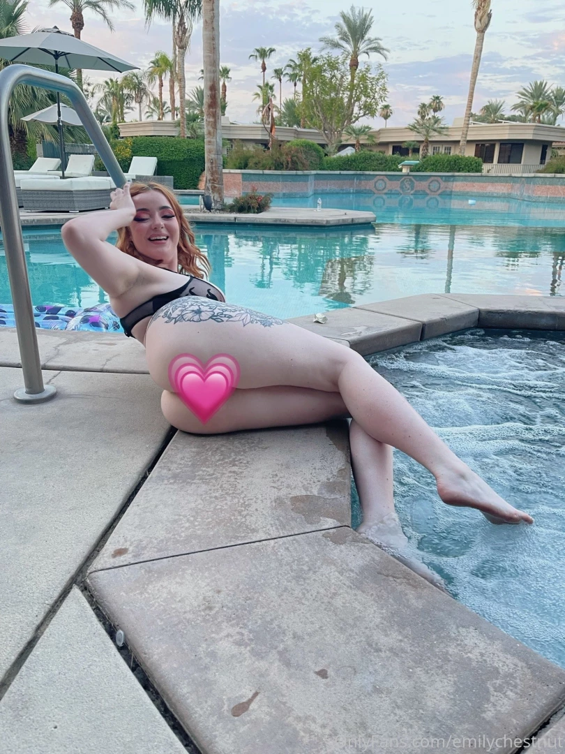 Enough ass for the hotel pool 