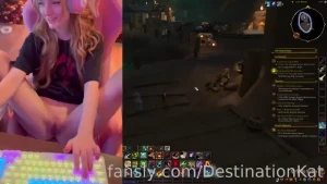 I play world of warcraft while you watch me slowly lose my clothes and