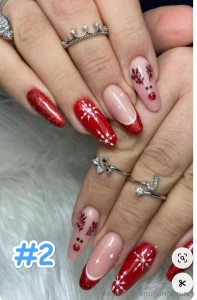 My christmas nails help me pick out and pay for my nails for this part 2