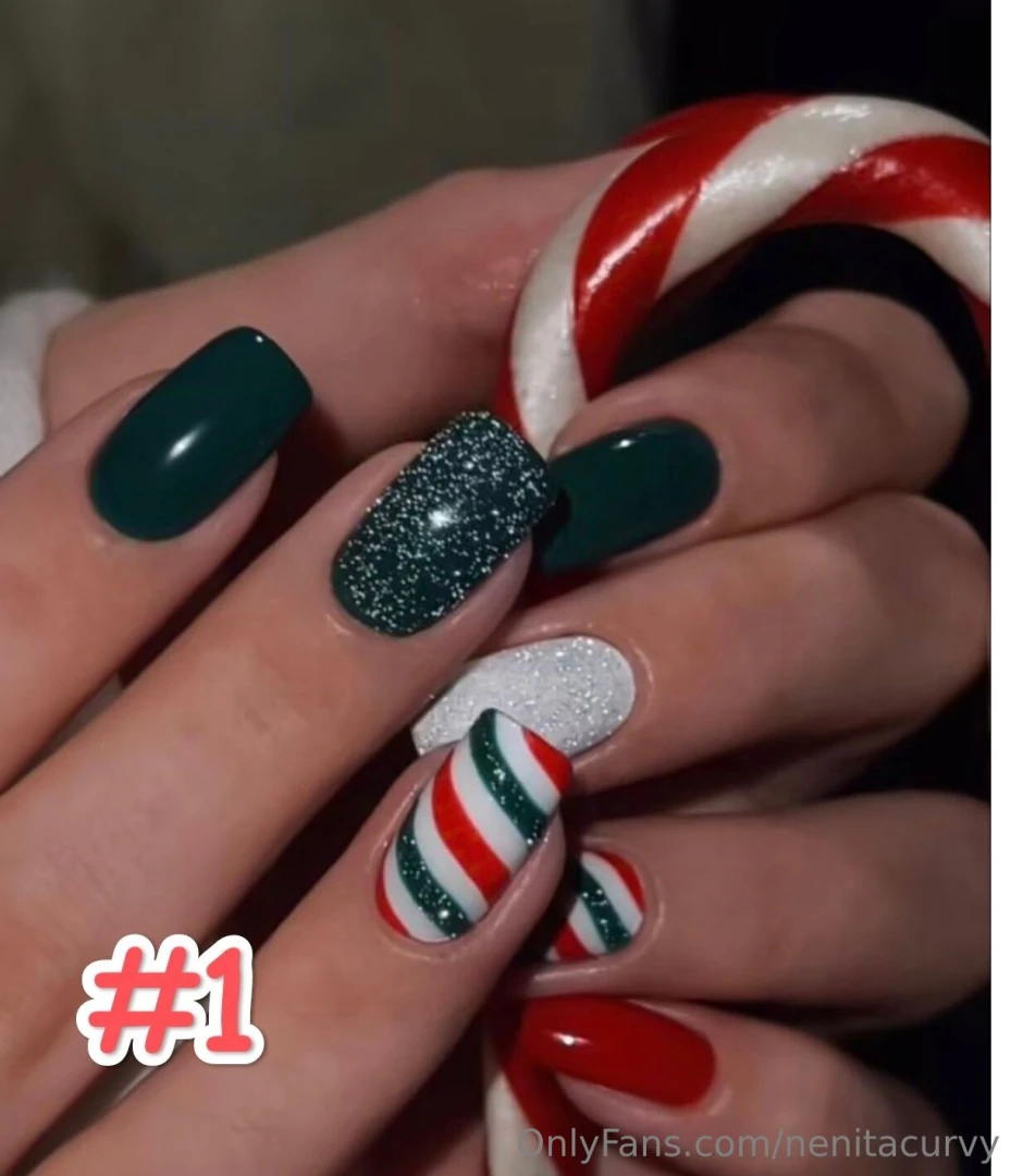 My christmas nails help me pick out and pay for my nails for this 