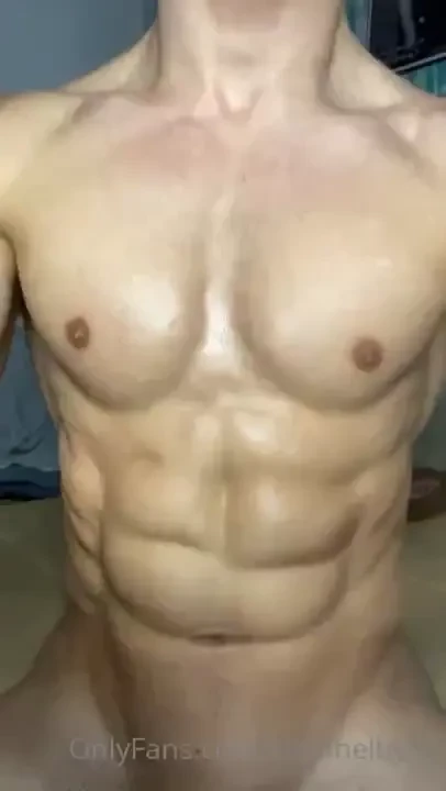 Mis abdominales aceitados para los amantes de los m sculos my oiled 