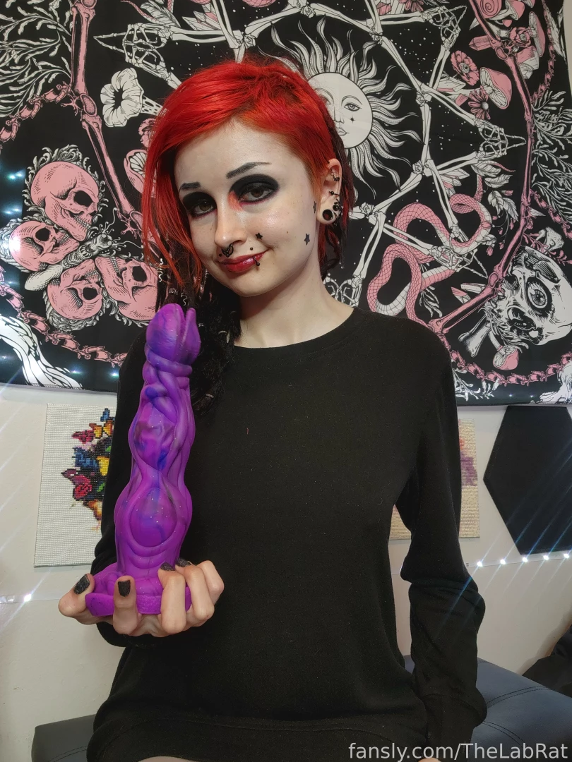 Fyp nsfw fyp boobs goth alt petite sextoy dildo newtoy aliendildo part 2 