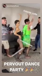 Behind the scenes with dante_colle and brooklyngrayxxx for our bi part 7