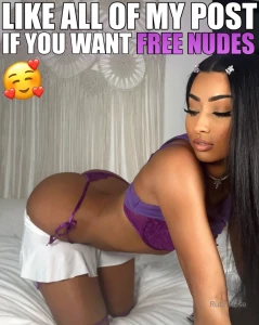 rubixrose3 - Wanna see free nudes the only way you ever finna get free nudes is if 