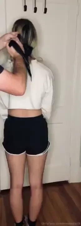 Panty gagged cuffed and brutally wedgied 