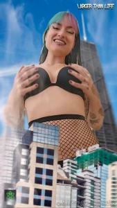 New giantess growth video drops tomorrow - horny step sis giantess part 5
