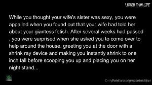 New giantess video drops in 2 hours - giantess sister-in-law makes you