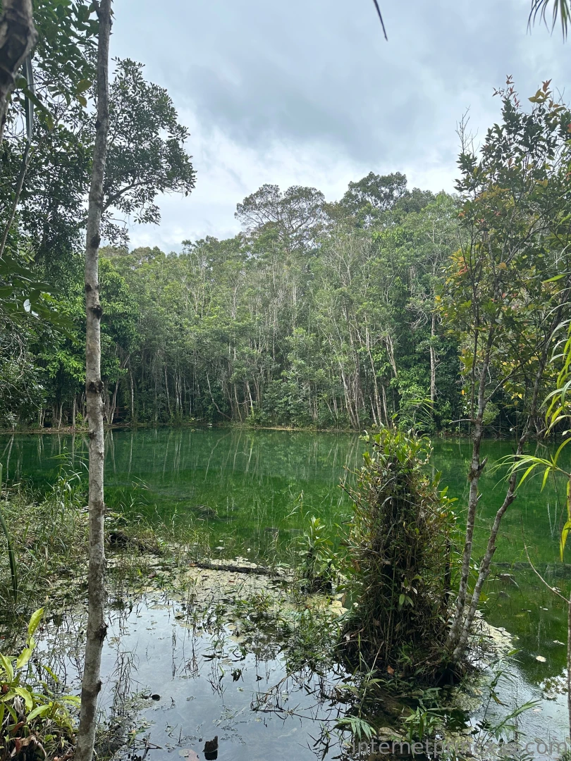 The emerald pool if you fell into this what powers do you think it 