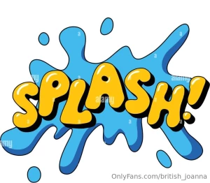 Splish splash splooge cum and take a hot wet bath with me