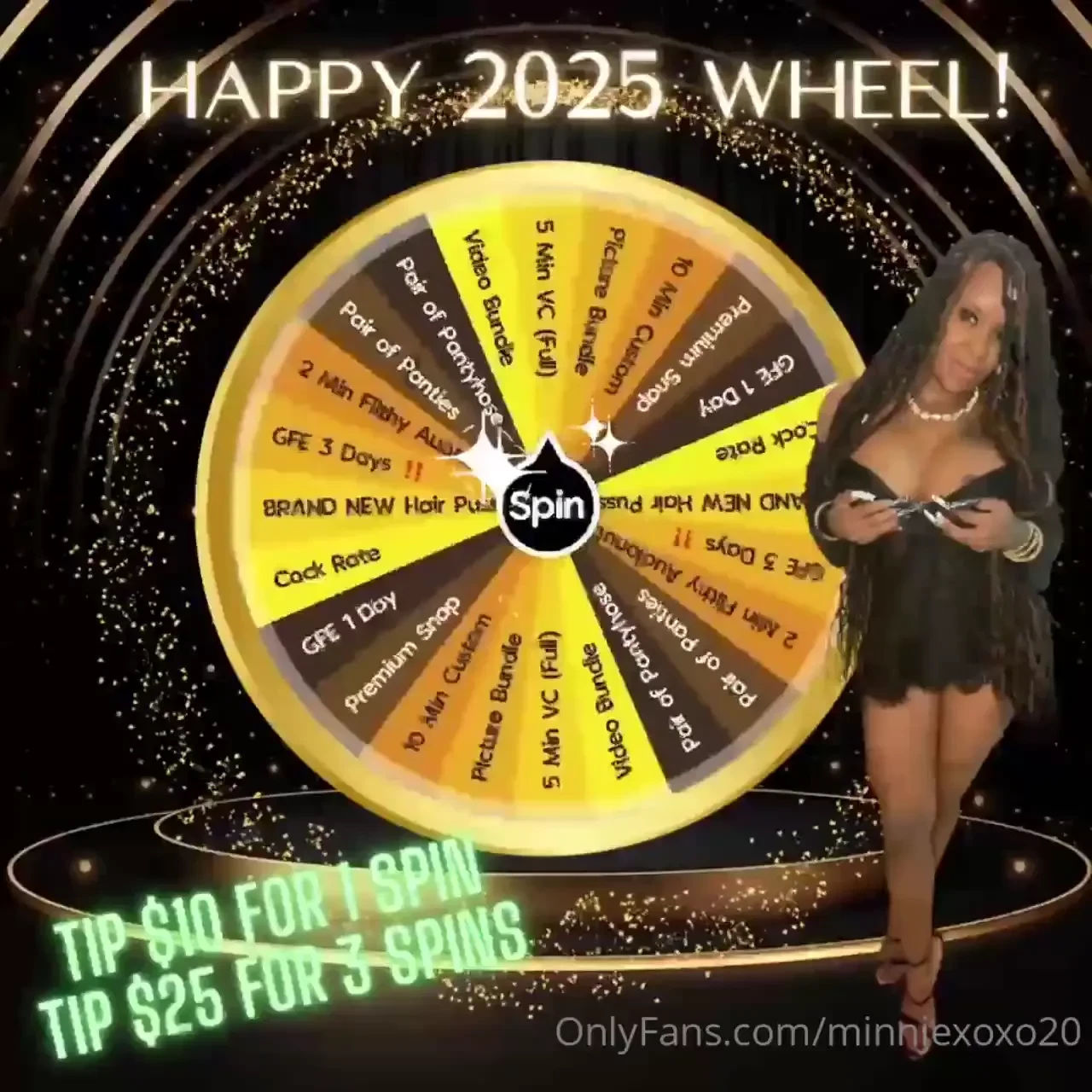 It s that time of the year to spin the wheel and win some naughty new 