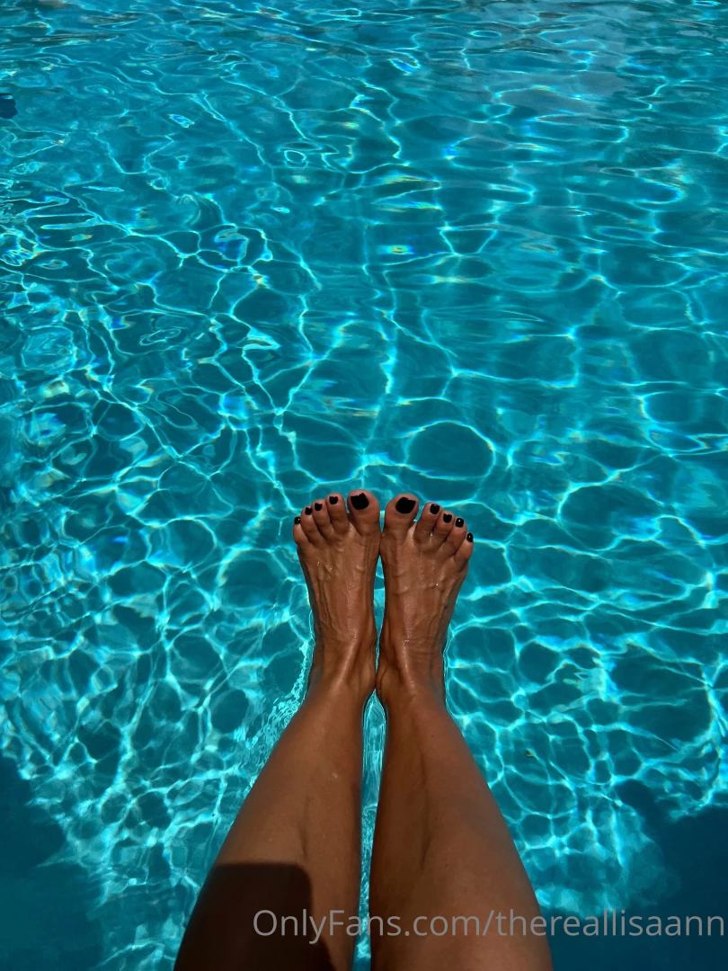 Just putting my feet in the water - it feels so good part 2 