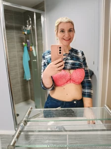 Had to sneak off to the bathroom to show you what im wearing part 1