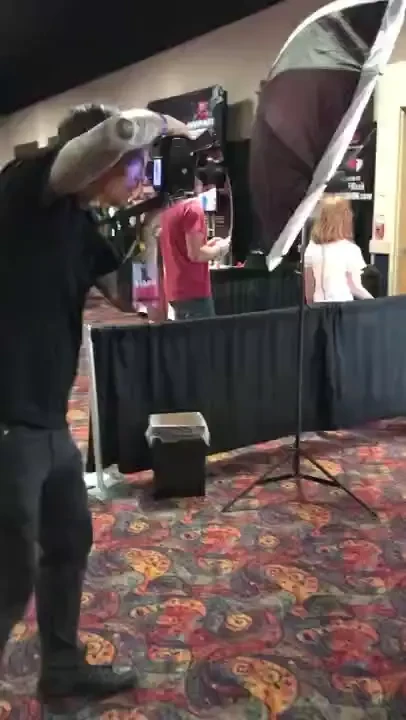 Some bts of shooting some photos at exxxotica today 