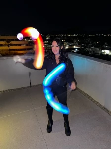 Did you watch my topless poi vid