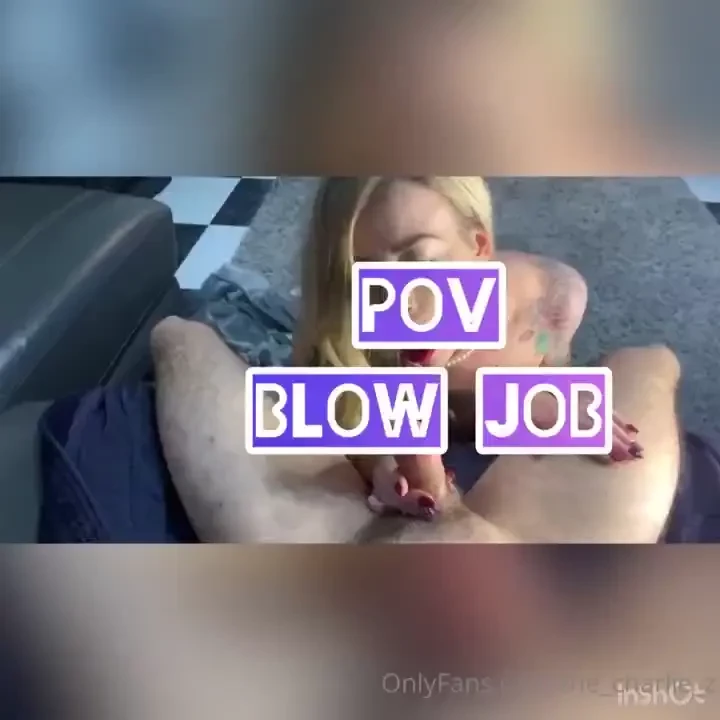 Pov blow job - imagine it s your cock i m sucking 