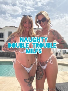 Naughty double trouble milfs