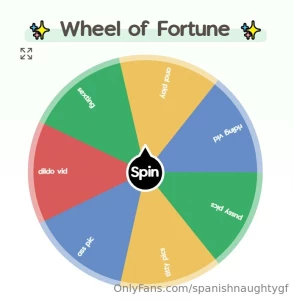 Let s spin a wheel 1 spin 10 2 spin 20 3 spins 30 4 spins 40 join my