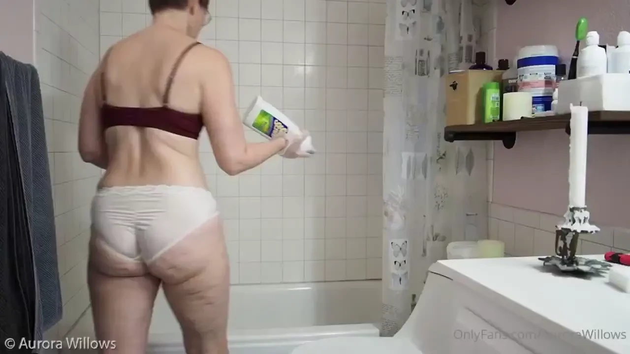 Cleaning bathtub in bra and panties custom order order your own custom 
