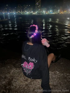 Sometimes in the evening my friend and i just go to the sea not for