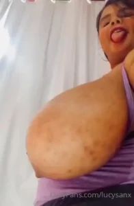 Great titty day purple day here never bad time to see natural huge