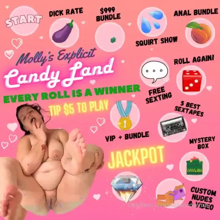 New candy land game roll as much as you like - 5 for 1 roll 10 for 3 
