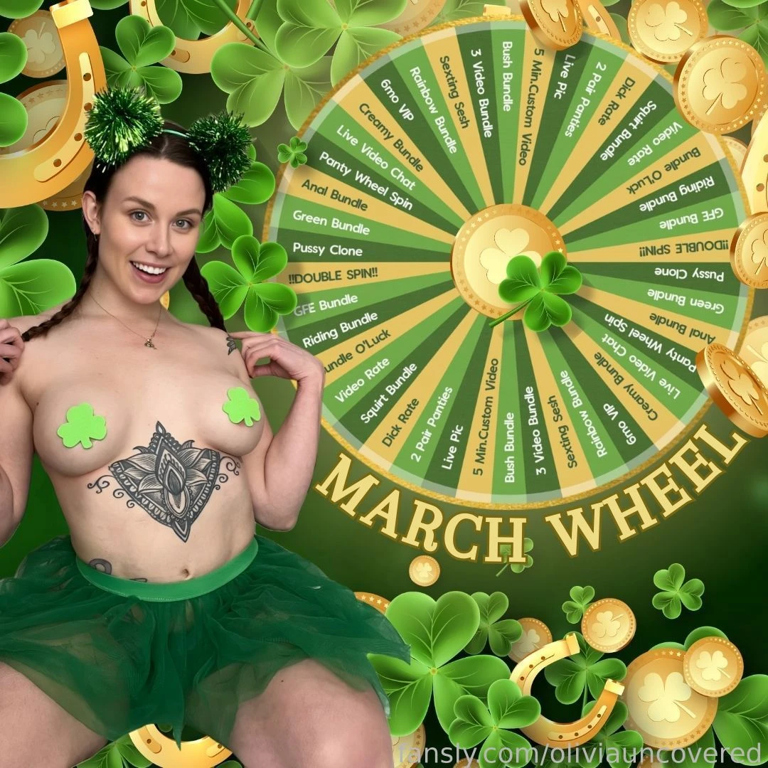 March wheel spin my brand new wheel if you re feeling lucky it ll be 