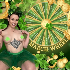 March wheel spin my brand new wheel if you re feeling lucky it ll be