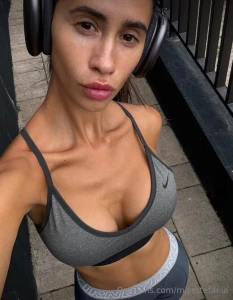 Slim brunette domi_moore with big boobs and perfect figure decided to part 13