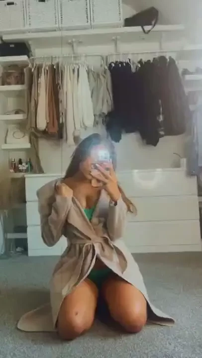 This coat is so big 