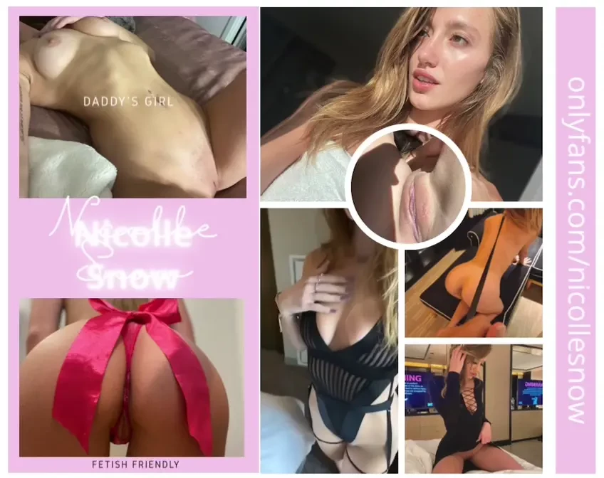Hey babe go subscribe to this hottie nicollesnow nicolle she loves 