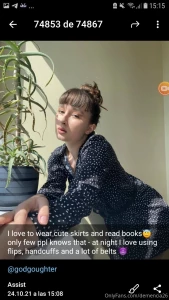 I love to wear cute skirts and read books only few ppl knows that - at part 2