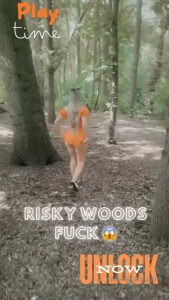 Brand new risky woods fuck took a morning stroll in the woods and