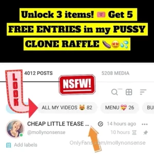 What are you waiting for your pussy clone awaits - open any 3 items to